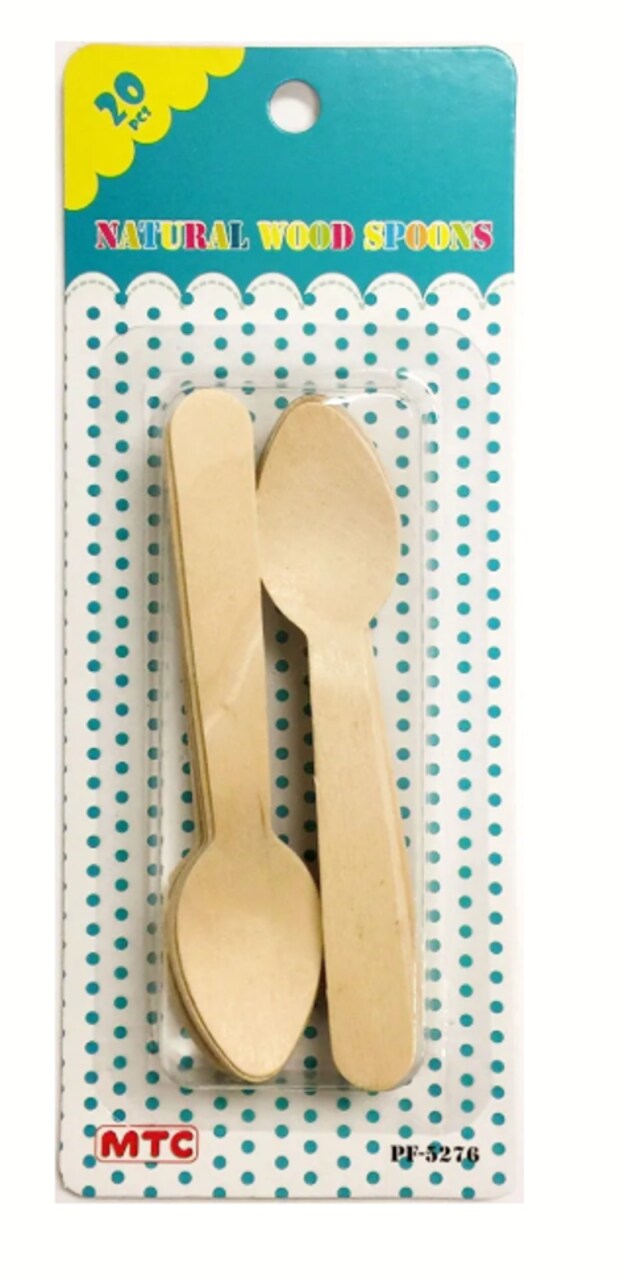 Wood Craft Spoons for DIY Crafts & Classroom Projects – Natural Wooden Craft Spoons (4" or 6-1/4") – Kids Craft Supplies, Painting & STEM Activities